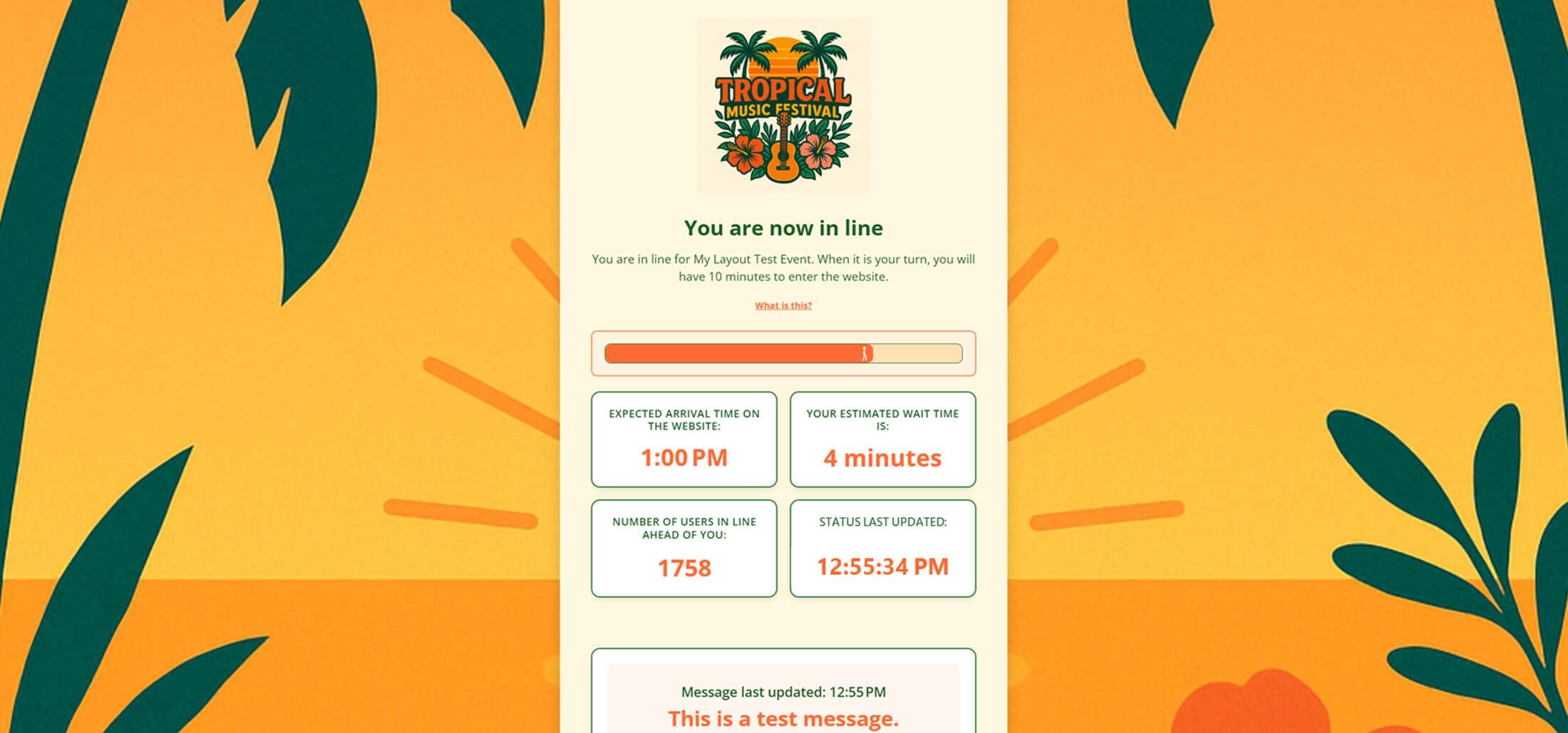 AI Generated Waiting Room Custom Theme