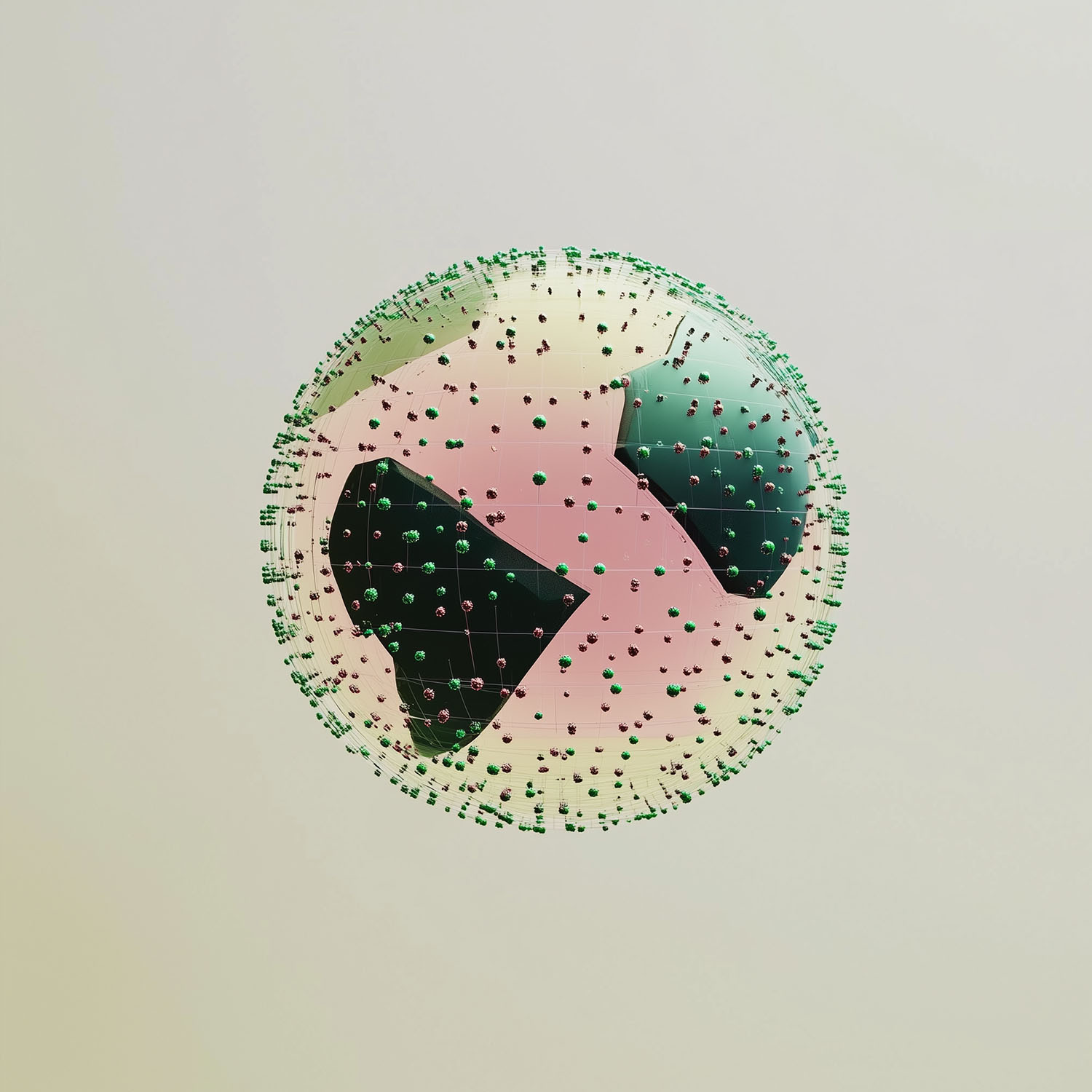 globe with connections
