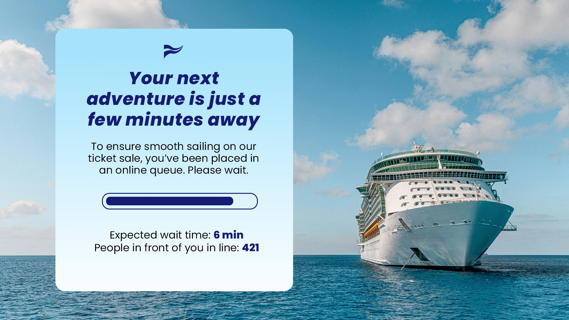 Cruise waiting room
