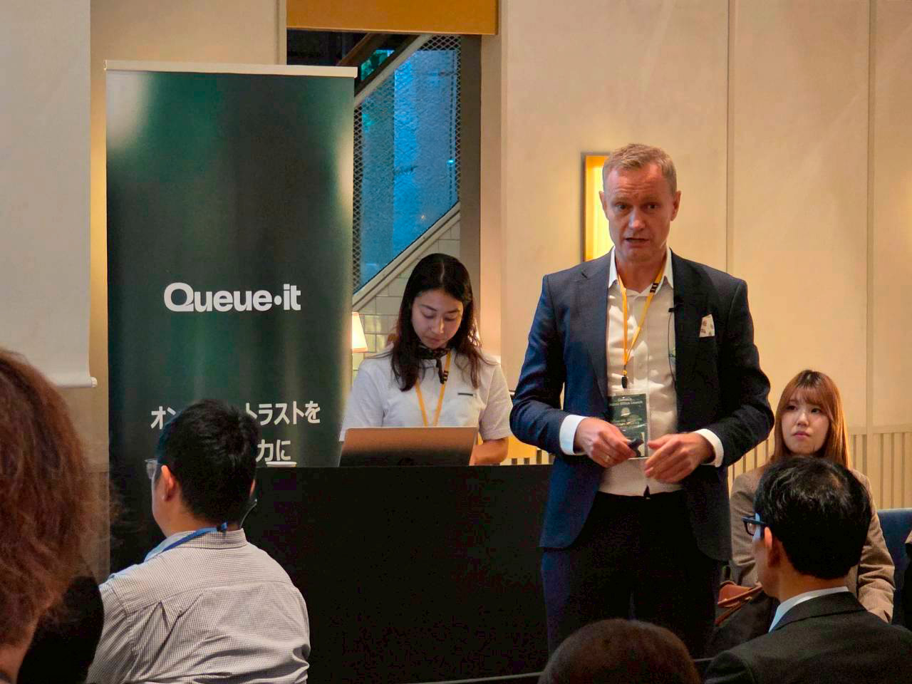 Keynote speech by Jesper Essendrop, CEO at Queue-it